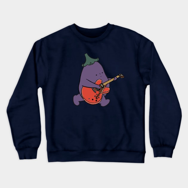 Little Joy Plays Jazz Guitar Crewneck Sweatshirt by Little Joy